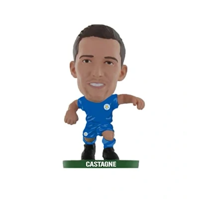Image of SoccerStarz Leicester Timothy Castagne Home Kit (New Classic)