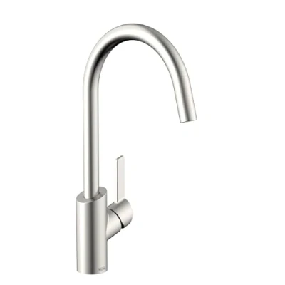 Image of Bristan Maple Easyfit Kitchen Sink Mixer Stainless Steel Tap
