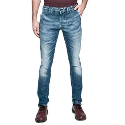 Image of Pepe Jeans Men&#039;s JAMES Jeans, Blue (Denim), W40/L32 (Manufacturer size: 31)