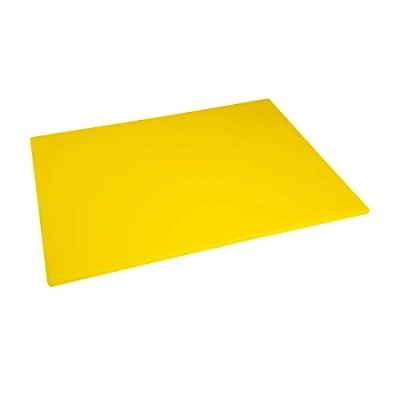 Image of Hygiplas Chopping Board in Yellow Low Density 10 x 600 450 mm
