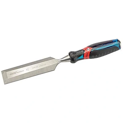 Image of Draper Soft Grip Pound Thru Bevel Edge Wood Chisel, 38 x 140mm