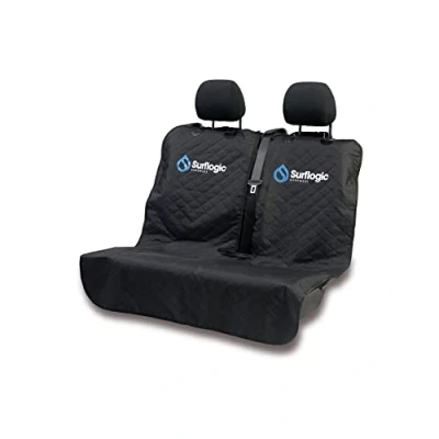 Image of SURF LOGIC Surflogic Waterproof Car Seat Cover Double Cover, Adults Unisex, Universal/Black (Black), One Size