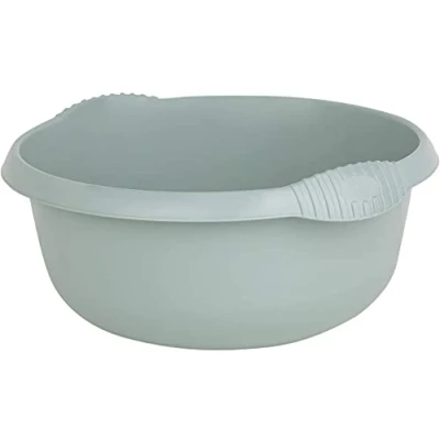 Image of 3 x Silver Sage High Grade 32cm Circular Round Washing Up Bowl Basin