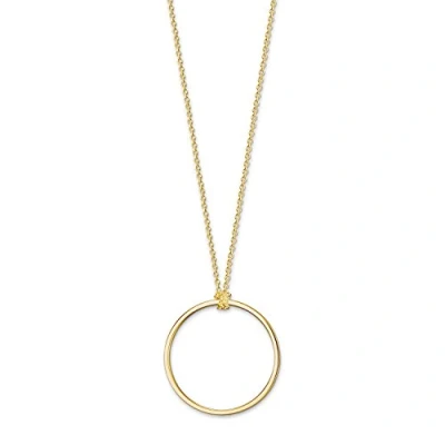 Image of Thomas Sabo Women Charm Necklace Circle Club 925 Sterling Silver X0252 413 39