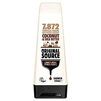 Image of Original Source Moisturising Coconut &amp; Shea Butter Shower Gel 250ml (PACK OF 4)