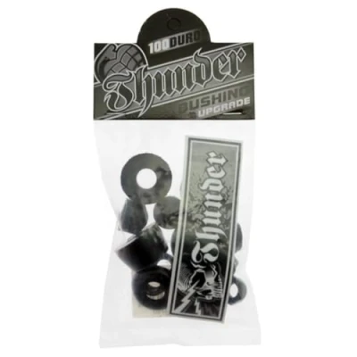 Image of Thunder Rebuild Kit Bushings Washers Axel And Kingpin Nuts Pivot Cup 100a Black O/S