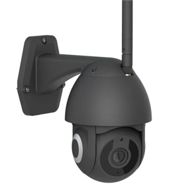 Image of Ener J Smart Wi Fi PTZ Dome Outdoor IP Camera Black Housing, IP65