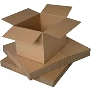 Image of 10 x Cardboard Boxes 457 305 254mm Medium Single Wall 18x12x10&quot; Shipping Mailing Postal A3 (10)