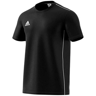 Image of adidas Men&#039;s Core18 Tee T SHIRT SHORT SLEEVE , Black/White, S UK