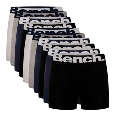 Image of Bench Mens &#039;Yalden&#039; Cotton Boxer Shorts, 10 Pack, XXL, Assorted Colours Gift Set