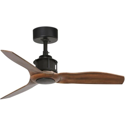 Image of Just fan 81cm Black, Wood ceiling with DC motor 3 Blades