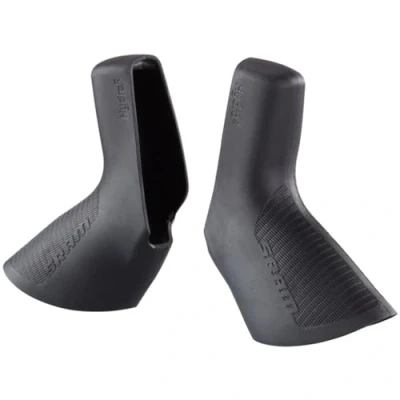 Image of Sram Hood Cover Red Etap Axs Hydraulic Road Levers, Pair: Black