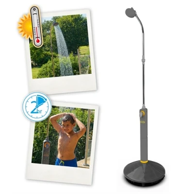Image of Hozelock outdoor shower solar energy heated
