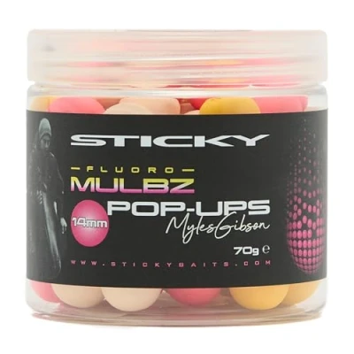 Image of Sticky Baits Fluoro Mulbz Pop Ups 70g (14mm)