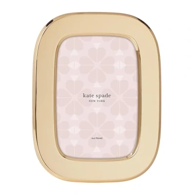 Image of Kate Spade New York Gold South Street 4&quot; X 6&quot; Oval Frame, 0.80 LB