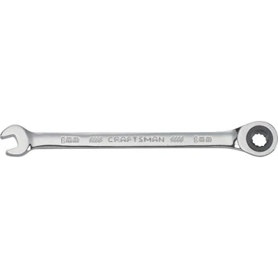 Image of CRAFTSMAN Ratcheting Wrench, Metric, 6mm, 72 Tooth, 12 Point (CMMT39240)