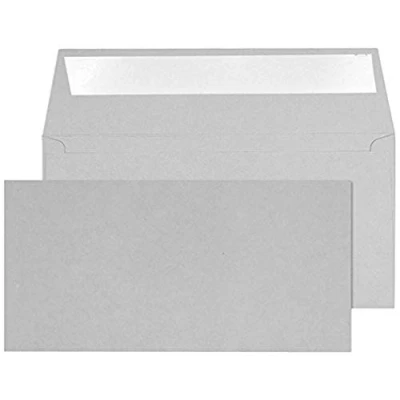 Image of Creative Wallet Peel and Seal Soft Grey DL 110X220 190GSM Box of 50