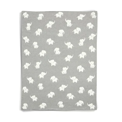 Image of Mamas &amp; Papas Welcome to The World Knitted Blanket, Elephant