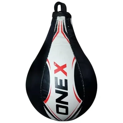 Image of Boxing Speed Bag Ball and Swivel Set Maya Hide Leather Dodge Striking Mount Kit with Additional Bladder for MMA, Muay Thai, Martial Arts Training Home Gym Exercise Speedball
