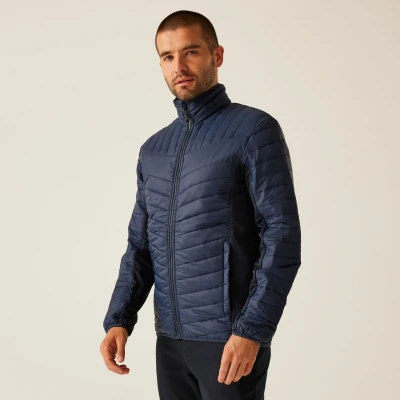 Image of Regatta Professional Men&#039;s Water repellent Tourer Hybrid Jacket Navy, Size: M