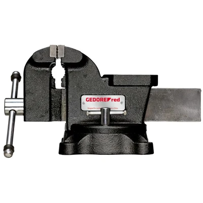 Image of GEDORE red Parallel vice with anvil, Swivelling, Opens to the front, Centric, Clamping force 25 kN, R93800150