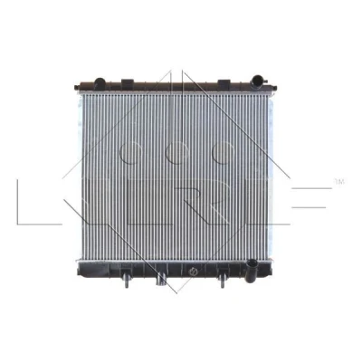 Image of PCC106850, PCC108080 Engine radiator NRF 58445 Aluminium 560mm 493mm 42mm Brazed cooling fins LAND ROVER: Range Rover 2