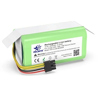 Image of melasta 14.4V 2600mAh Li Ion Battery fit for Cecotec Conga 1290, 1390, 1490, 1590 Vacuum Cleaner