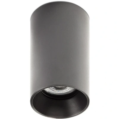 Image of Faro Lighting Stan Surface Mounted Ceiling Lamp Black 1x GU10