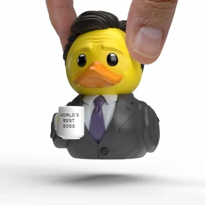 Image of TUBBZ Mini: The Office Michael Scott Cosplaying Rubber Duck Vinyl Figure
