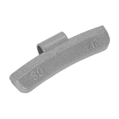 Image of Sealey Wheel Weight 30g Hammer On Plastic Coated Zinc for Alloy Wheels Pack of 100