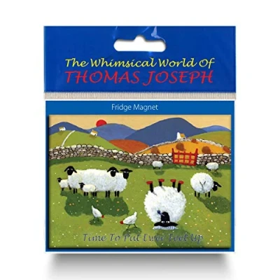 Image of Thomas Joseph Time To Put Ewer Feet Up Fridge Magnet Sheep Gift