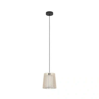 Image of EGLO Fattoria pendant light, double lampshade, 1 bulb