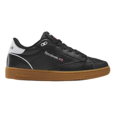 Image of Reebok Unisex Club C Bulc Sneaker, Black/FTWR White Rubber Gum 03, 6 UK