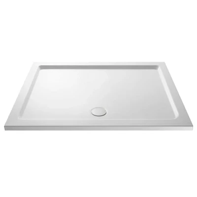 Image of 1500mm x 800mm Premium Rectangular Shower Tray White