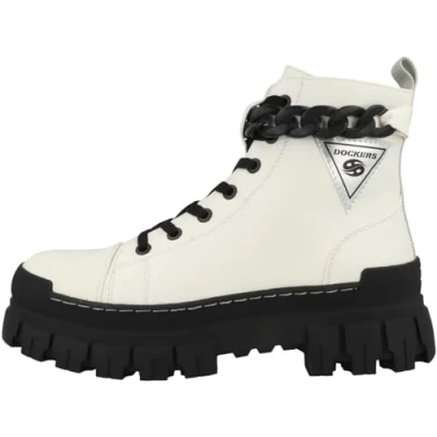 Image of Dockers by Gerli Women&#039;s 51ev203 Ankle Boot, White, 3.5 UK