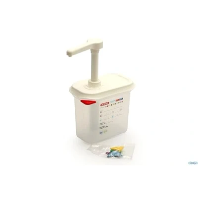 Image of Araven Sauce Dispenser Transparent GN 1/9 1.5Ltr