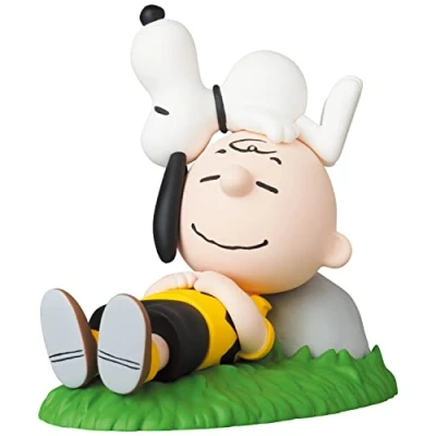 Image of Medicom Peanuts mini figurine UDF série 13 Napping Charlie Brown &amp; Snoopy 10 cm