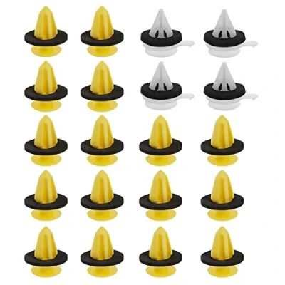 Image of YINETTECH 2 Set Windscreen A Pillar Trim Clip Windshield Side Moulding Car Plastic DHB500400 Compatible with DISCOVERY 3