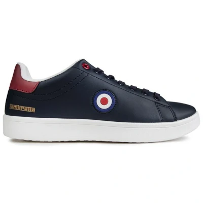 Image of Lambretta Mens Pinball Court Trainers Blue 12 UK