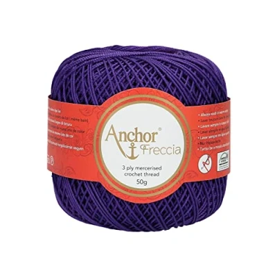 Image of Anchor 4771006 00112 Crochet Yarn, 100% Cotton, 112, Thickness 6, 88 g
