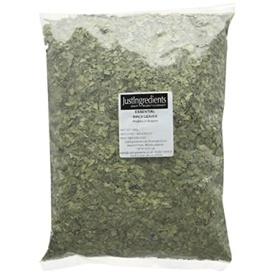Image of JustIngredients Essentials Birch Leaves 500 g (Pack of 2)