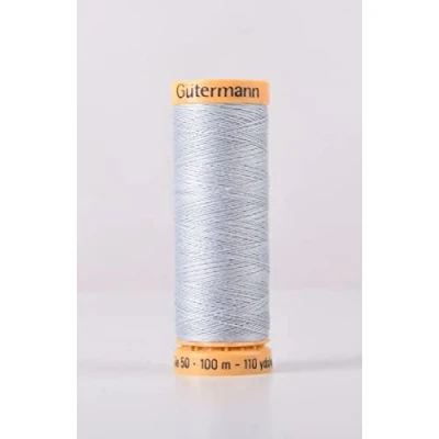 Image of Gutermann Natural Cotton 100m Quilting Sewing Machine Thread Blue 6117
