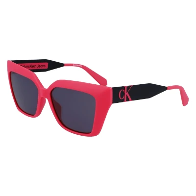 Image of CALVIN KLEIN JEANS Women&#039;s Sunglasses CKJ22639S Pink with Solid Grey Lens