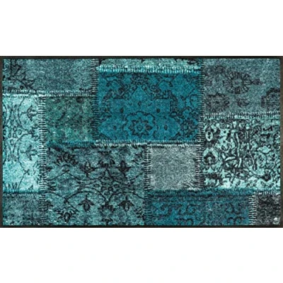 Image of Wash&amp;Dry Doormat, Acrylic, grün, 75 x 120 0.7 cm