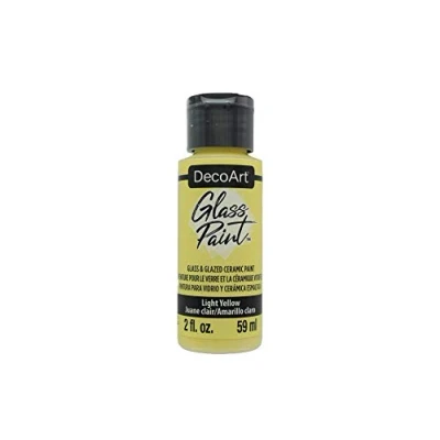 Image of Light Yellow Glass Paint 2Oz.