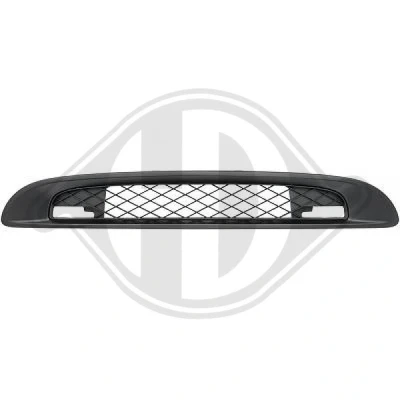 Image of 4518880015, 4518880015C22A Bumper Grill DIEDERICHS 1606046 Front, Lower SMART: Fortwo II Coupe, Convertible