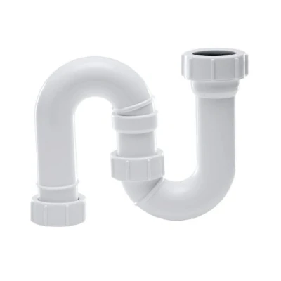 Image of Polypipe Tubular Swivel Waste Trap White 32mm