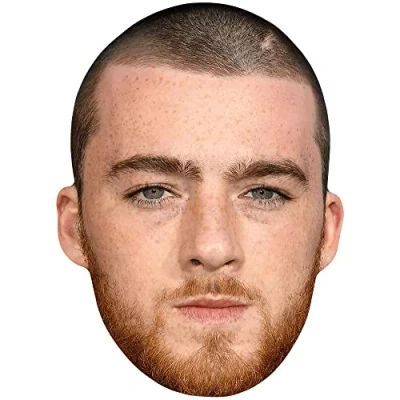 Image of Angus Cloud (Beard) Celebrity Mask, Flat Card Face, Fancy Dress Mask
