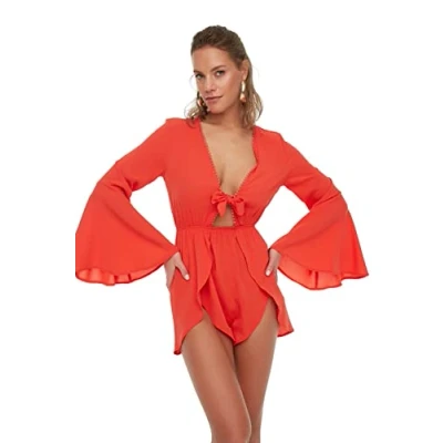 Image of Trendyol Women Abstract Woven Jumpsuit