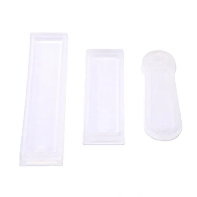 Image of Rectangle Silicone Bookmark Mold Set, 3 Pcs DIY Mould Making Epoxy Resin Jewelry Craft Transparent